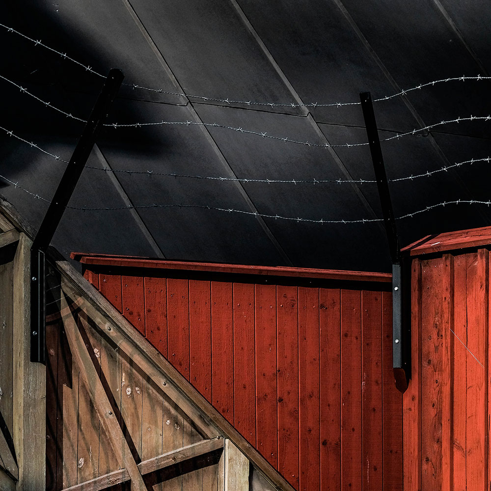 Komposition med taggtråd – Fotospår